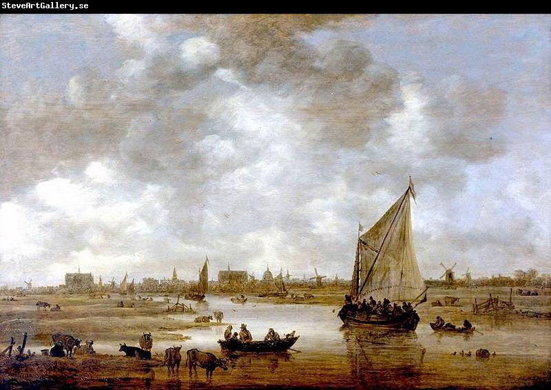 Jan van  Goyen View of Leiden from the Northeast